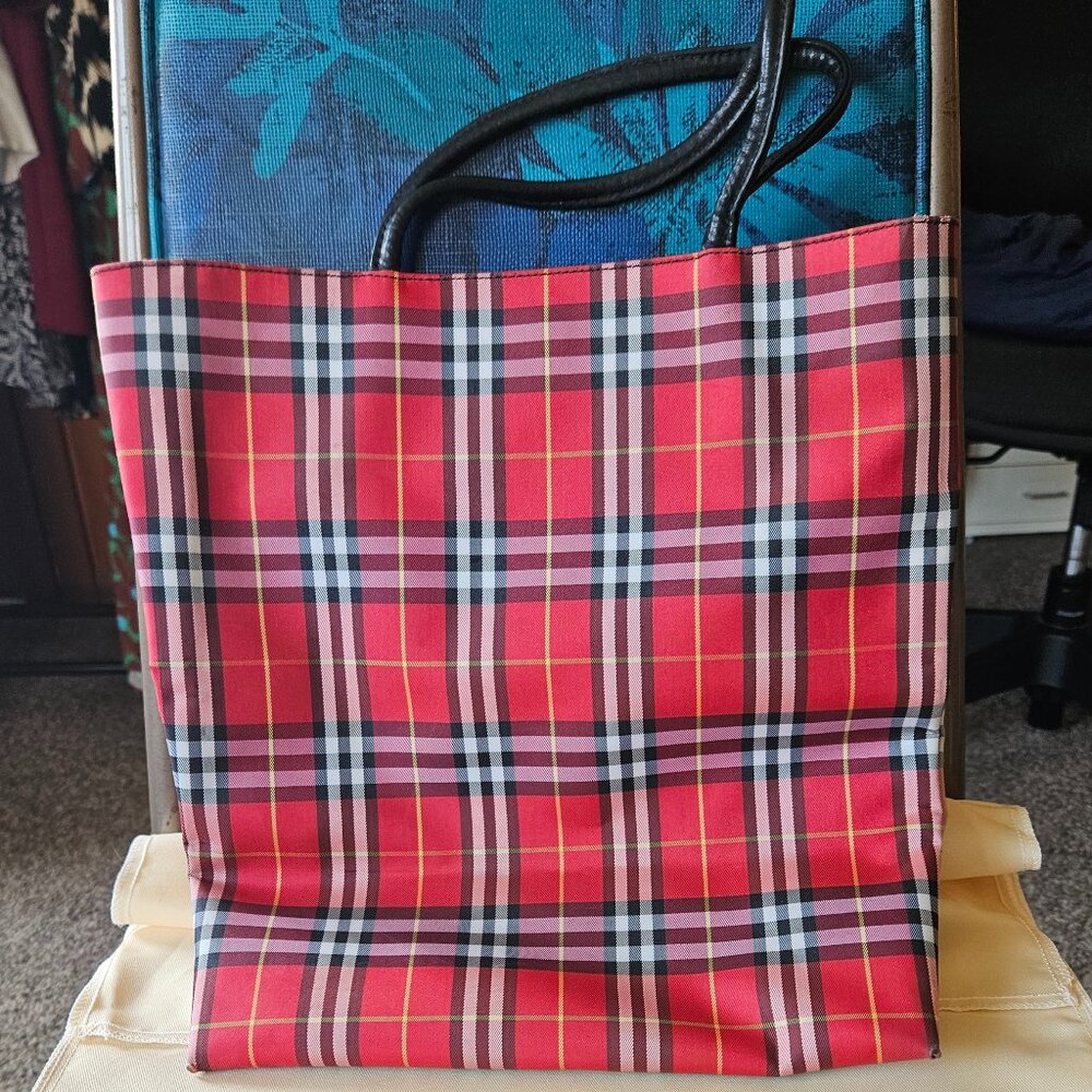 Burberry Nylon Tote Bag
